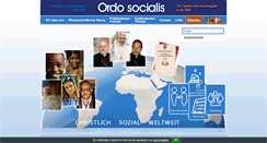 Desktop Screenshot of ordosocialis.de